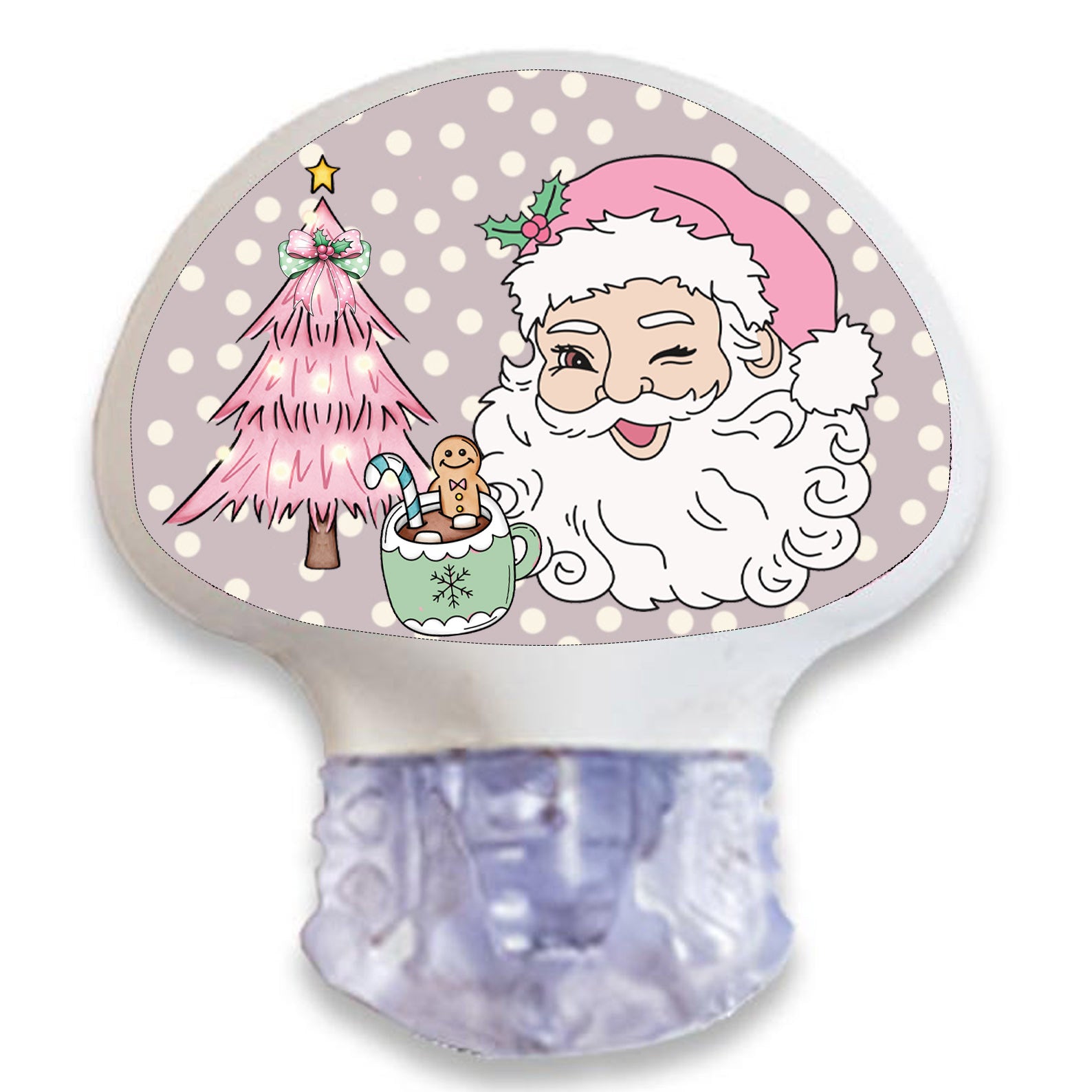 Old Timey Christmas - Medtronic Enlite/Guardian Sticker