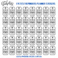 Eyetest Reminder Planner Stickers