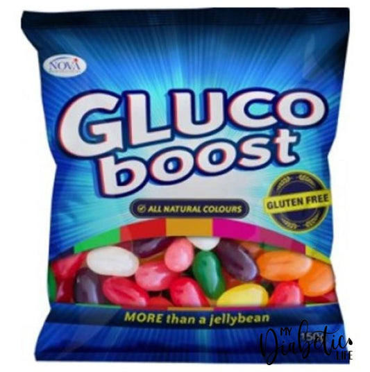 Glucoboost Jellybeans Mixed - 150G Lollies