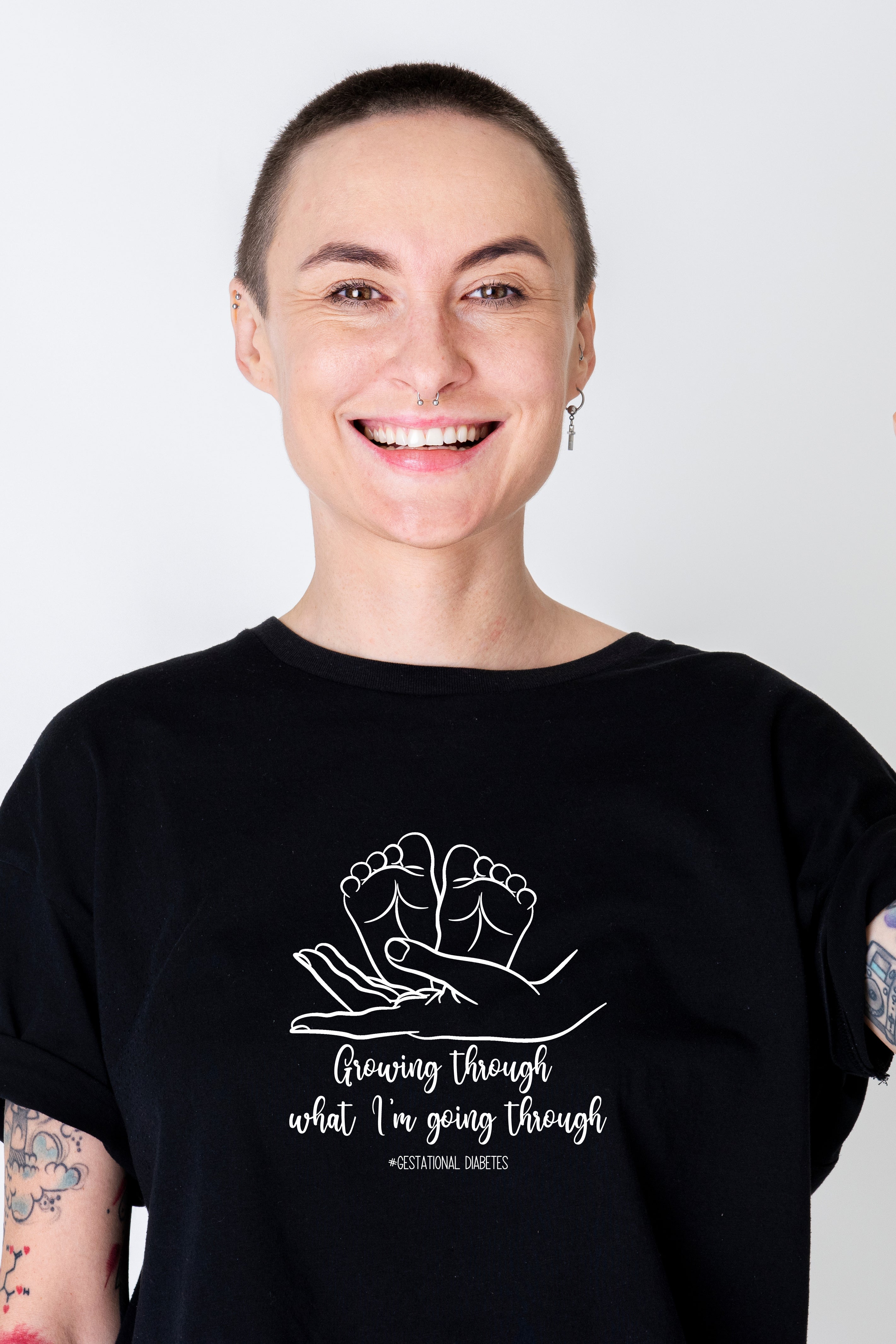 Gestational Diabetes - Grow through what you go through - Unisex T-Shirt