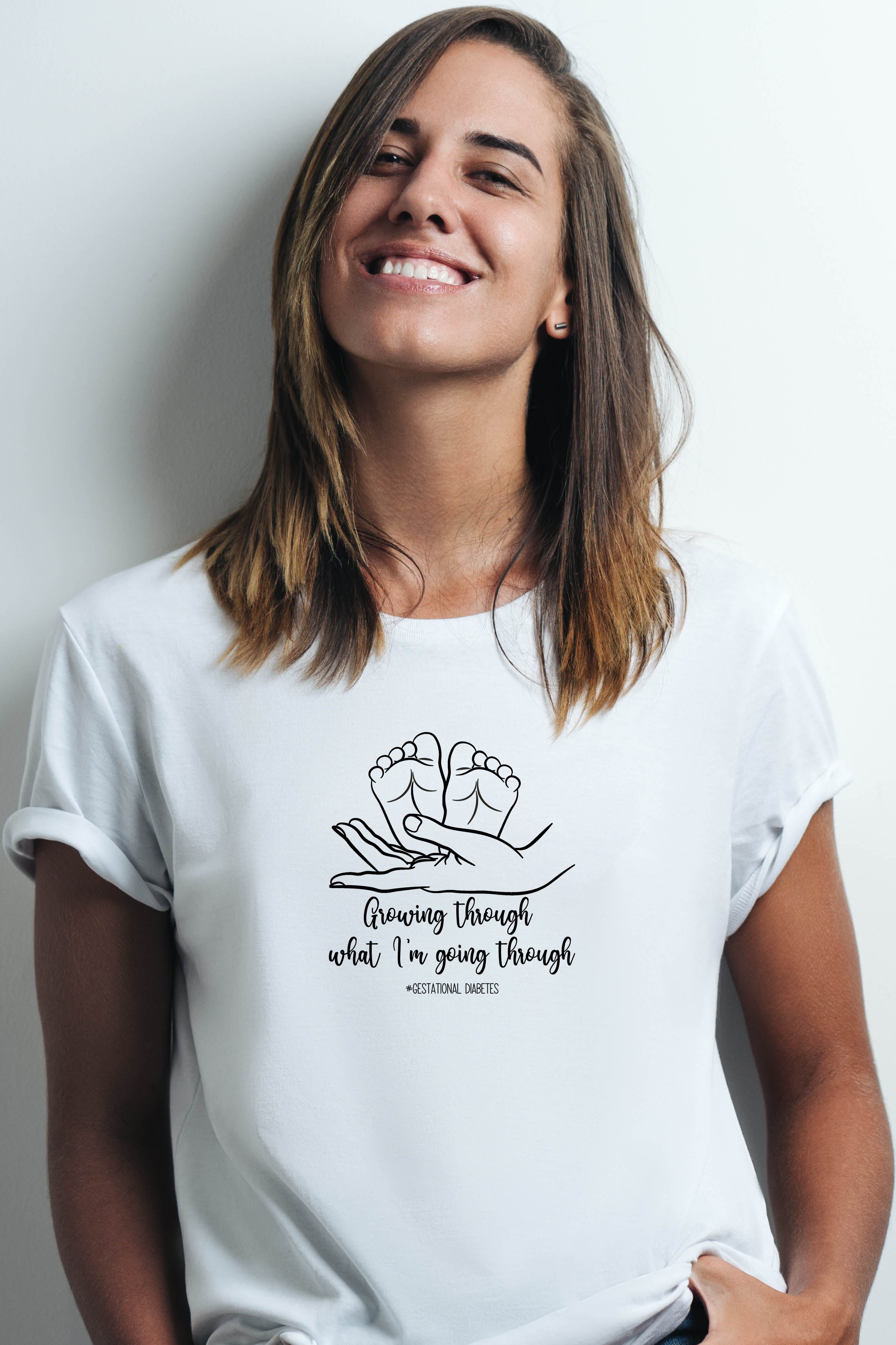 Gestational Diabetes - Grow through what you go through - Unisex T-Shirt