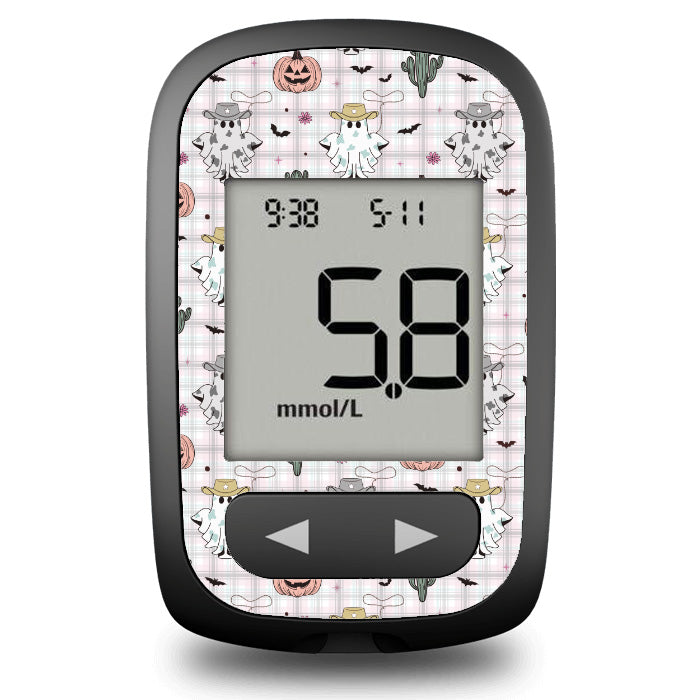 Vintage Cow Ghoul - Accu-chek Guide Me Sticker