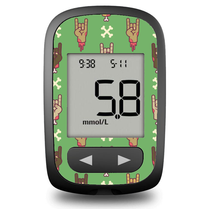 Zombie Rock - Accu-chek Guide Me Sticker