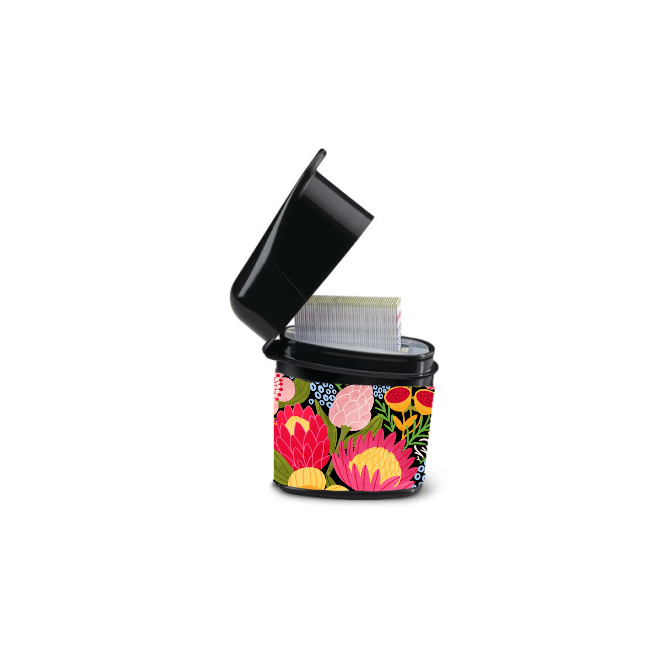 Native Blooms - Test Strip Canister Sticker