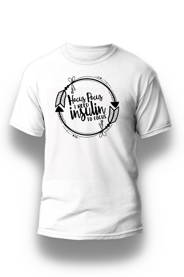 Hocus Pocus, I need insulin to focus - Unisex T-Shirt