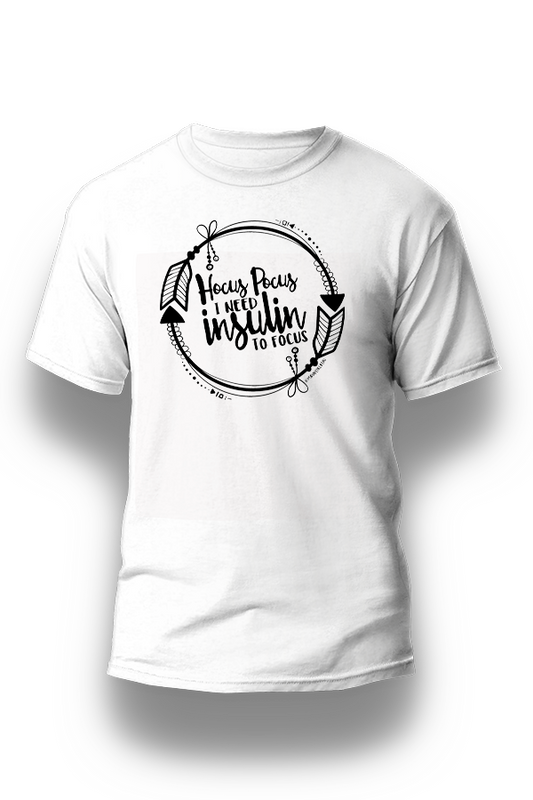 Hocus Pocus, I need insulin to focus - Unisex T-Shirt