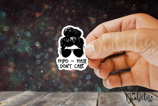 Hypo Hair - Dont Care Sticker Stickers