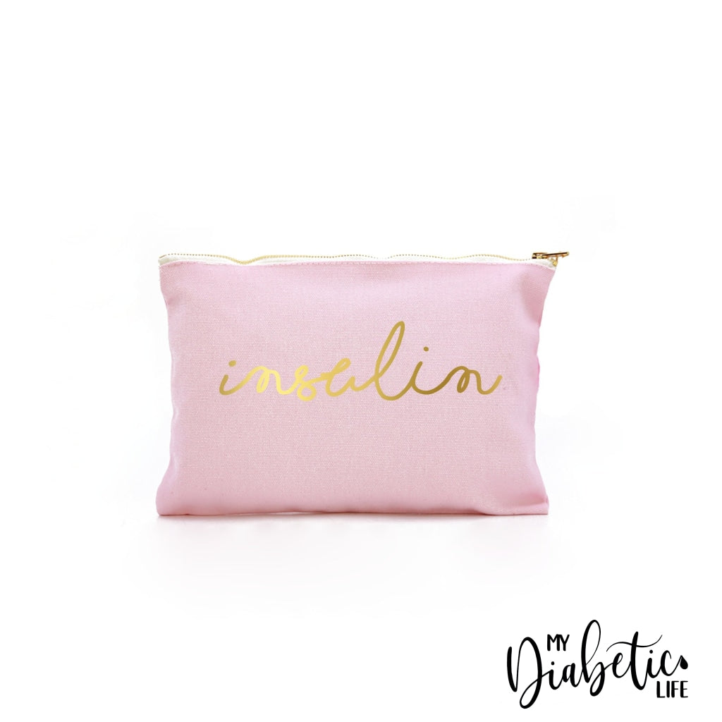 Insulin foiled - Insulin test kit bag, diabetes accessories, storage bag for medication, Diabetes Bag - MyDiabeticLife