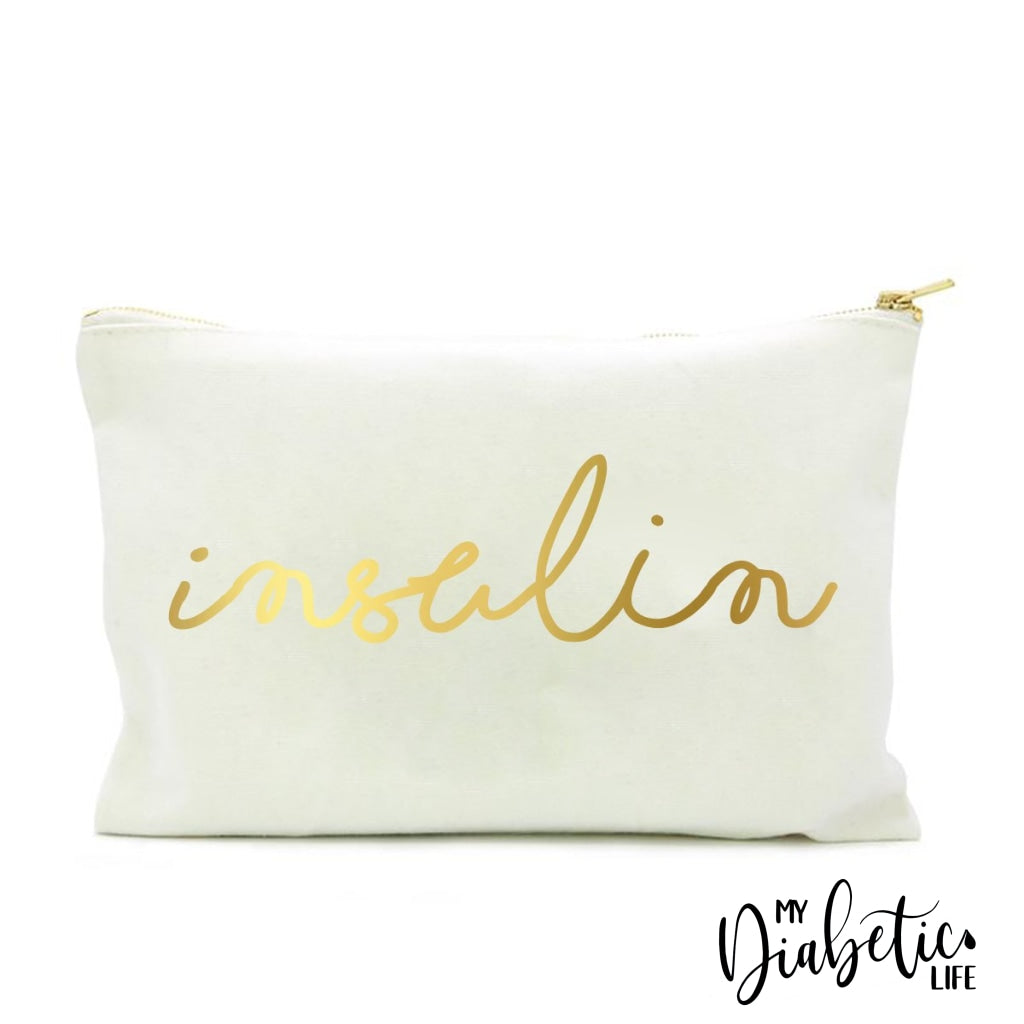 Insulin foiled - Insulin test kit bag, diabetes accessories, storage bag for medication, Diabetes Bag - MyDiabeticLife