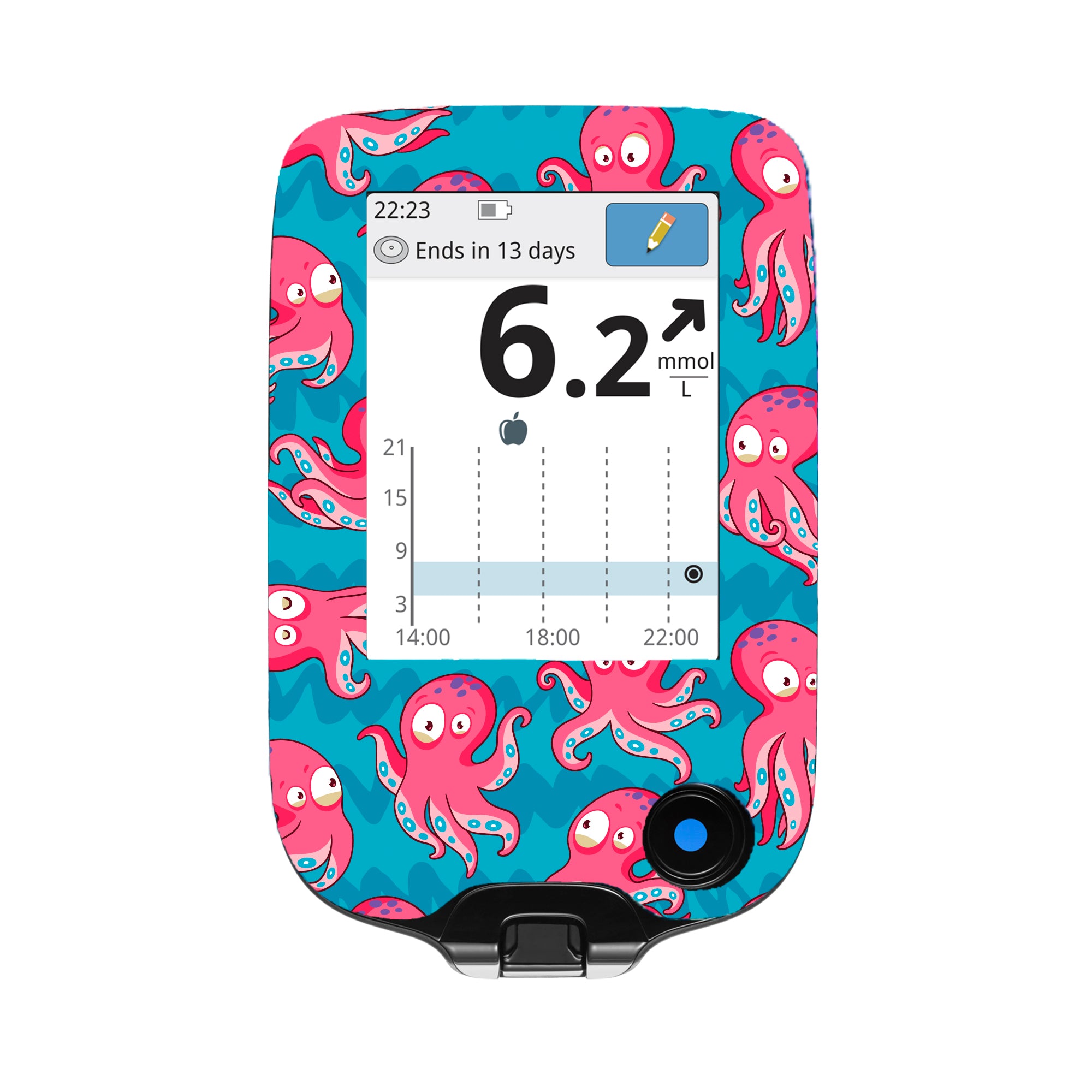 Octopus - Freestyle Libre/InsuLinx Meter Sticker