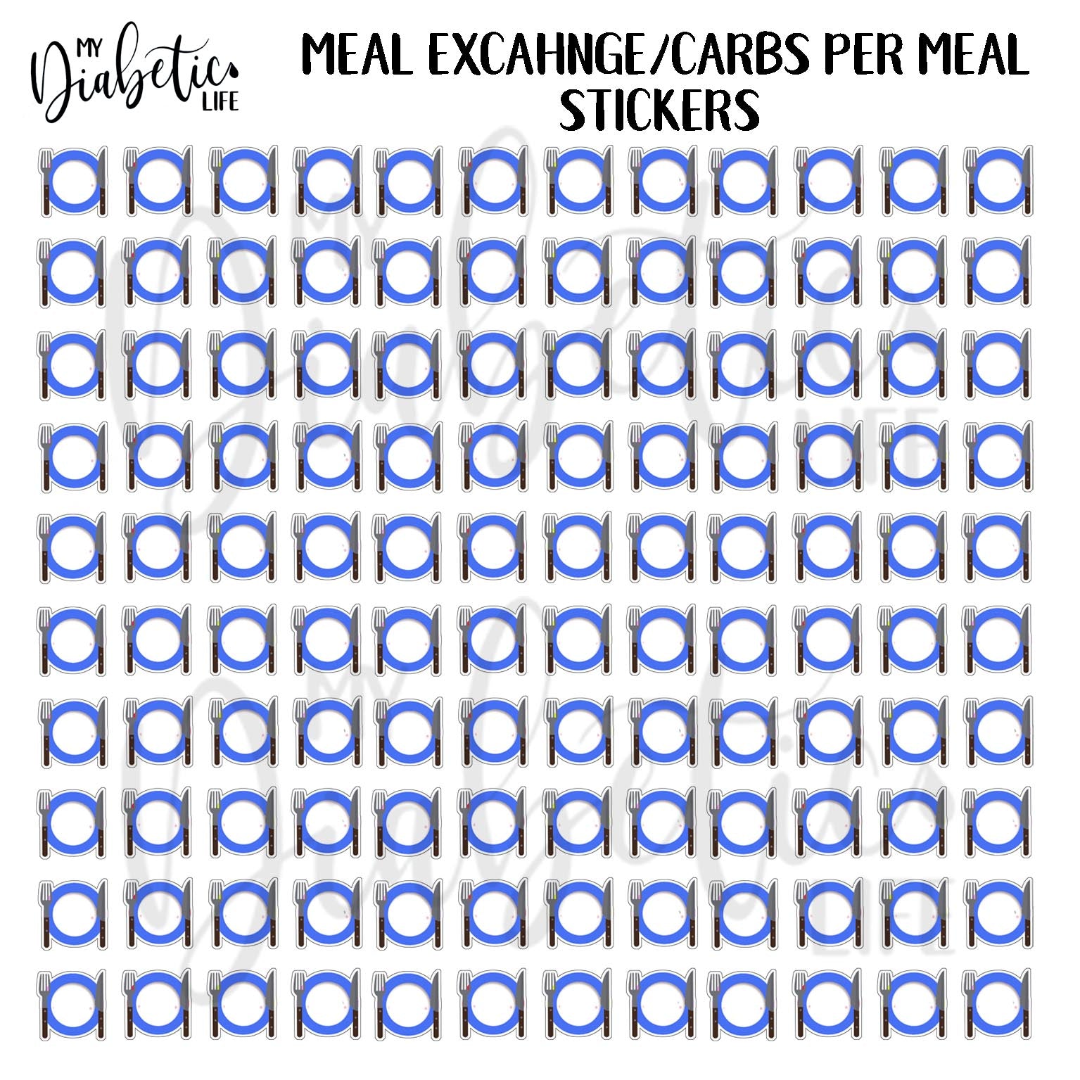 Meal Count Planner Stickers