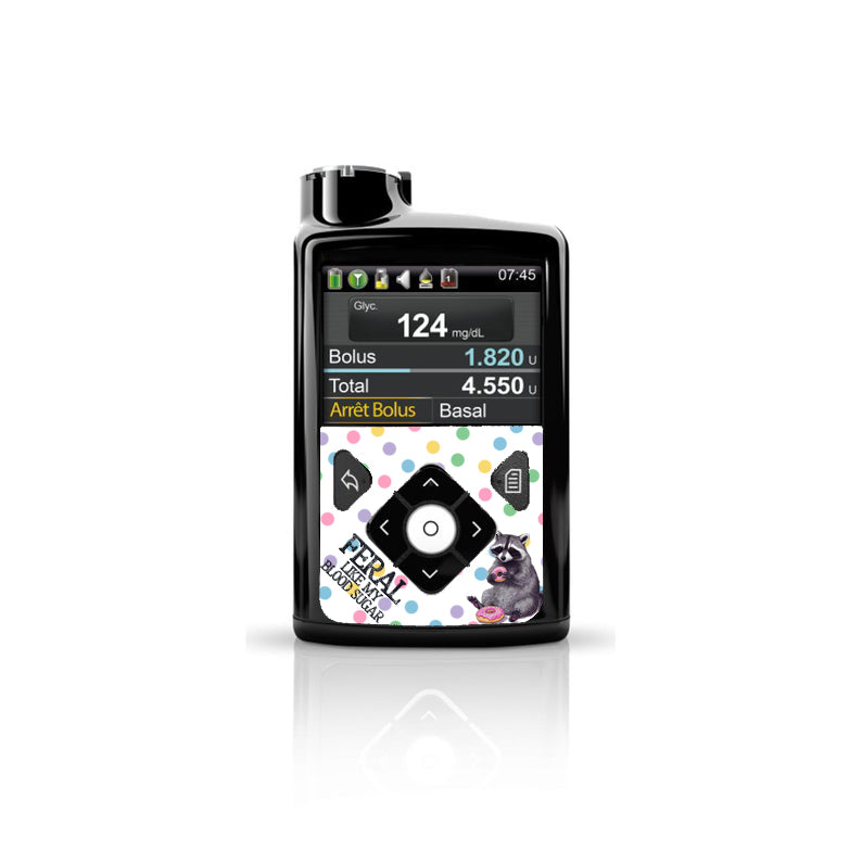 Feral like my blood sugar - Medtronic Minimed Pump Sticker