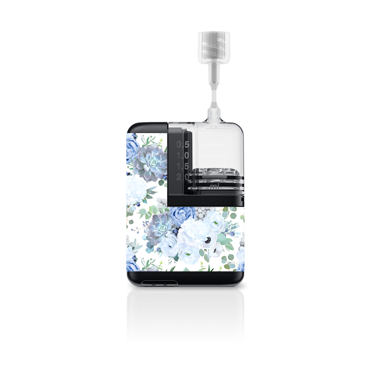 Blue Succulents - Tandem Mobi Pump Sticker