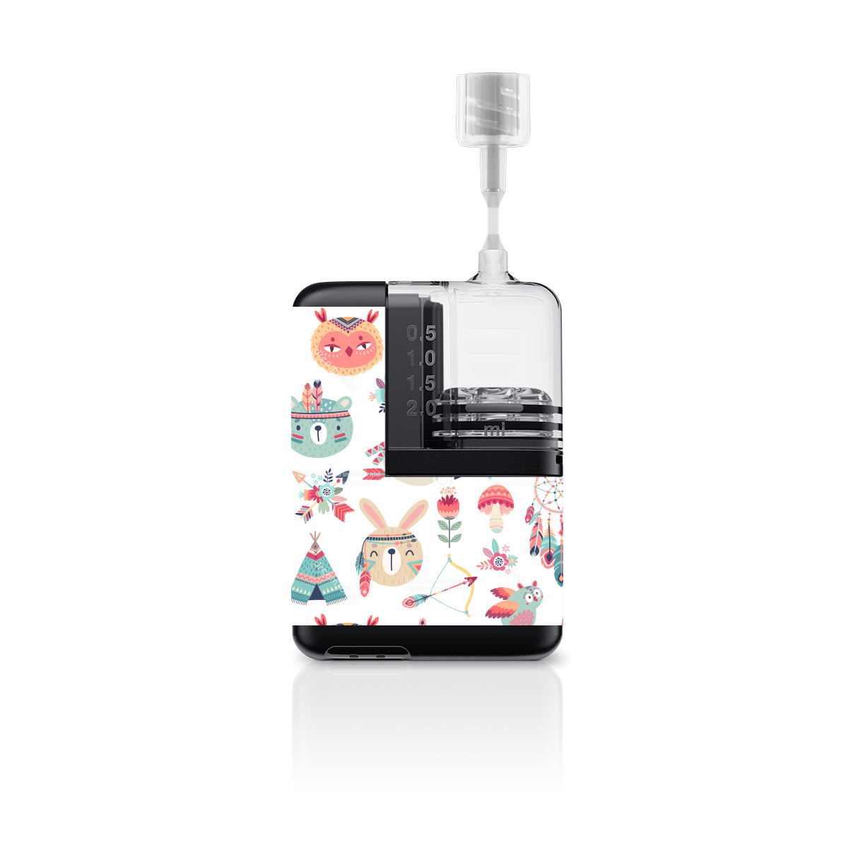 Boho Animals - Tandem Mobi Pump Sticker