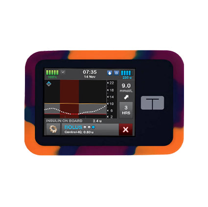 Silicone Cover for Tandem T:Slim X2 (Back and Sides) - Choose your Favourite Colour