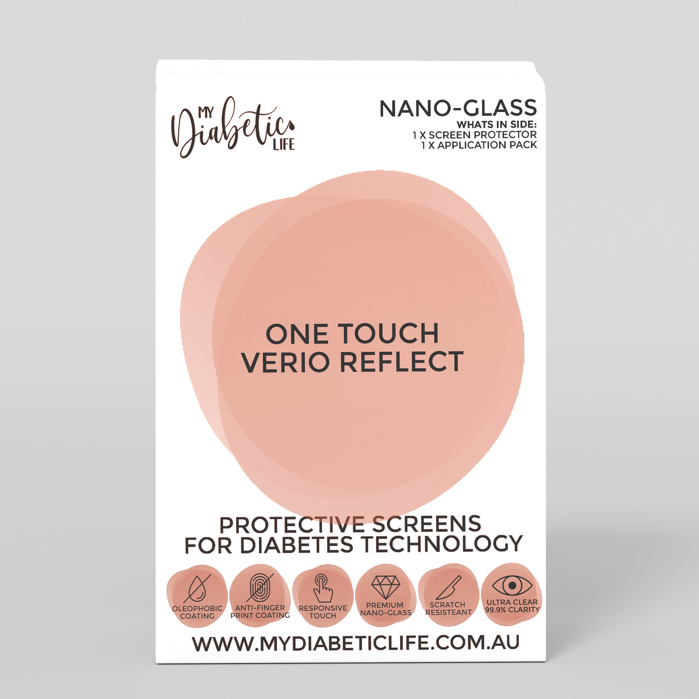 Nano Glass Screen Protector for One Touch Verio Reflect