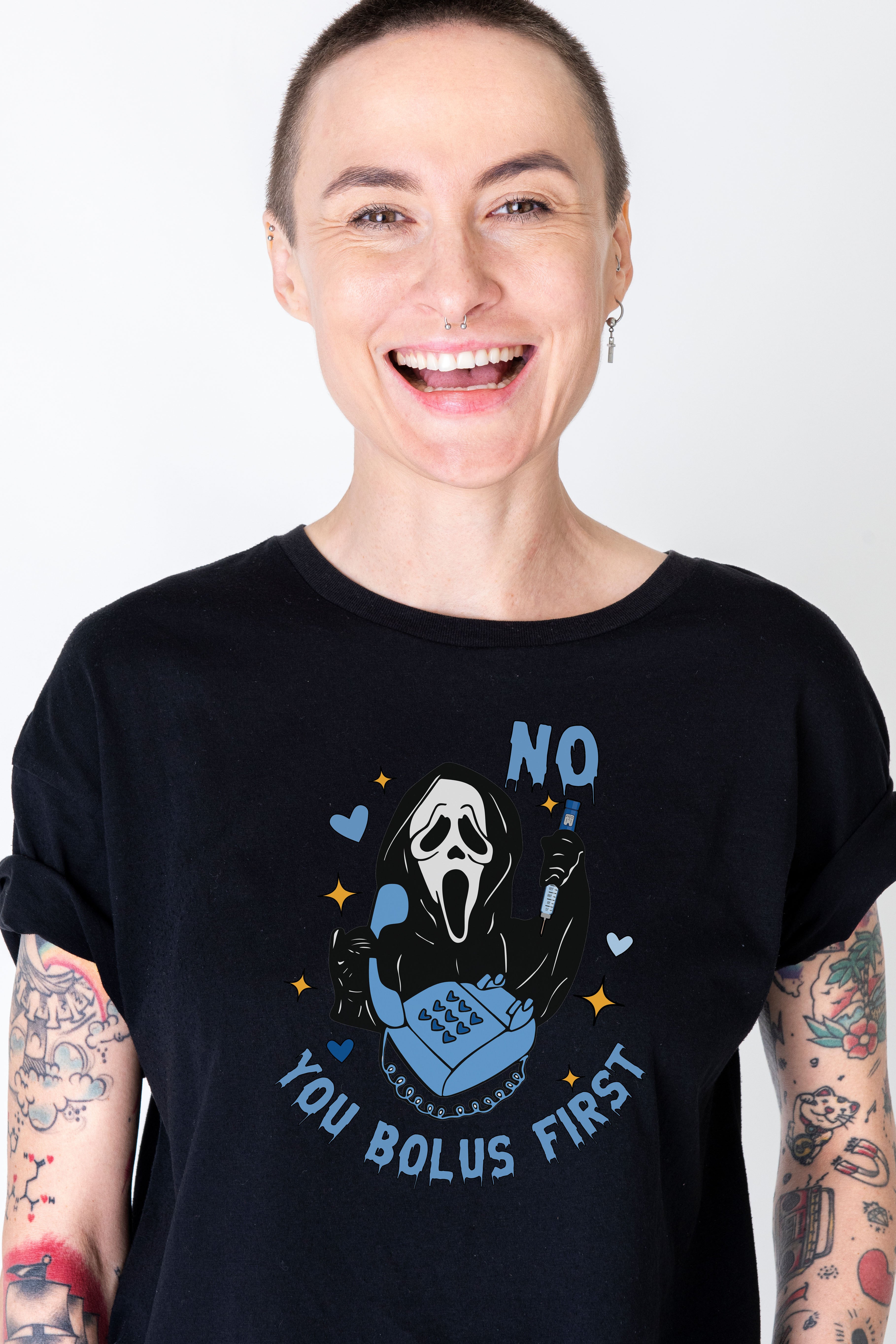 No, you bolus first - Unisex T-Shirt