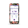 apricot Hibiscus - Omnipod 5 Receiver Sticker