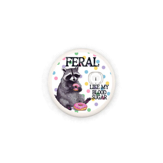 Feral Like my Blood Sugars - Ottai Sensor Sticker