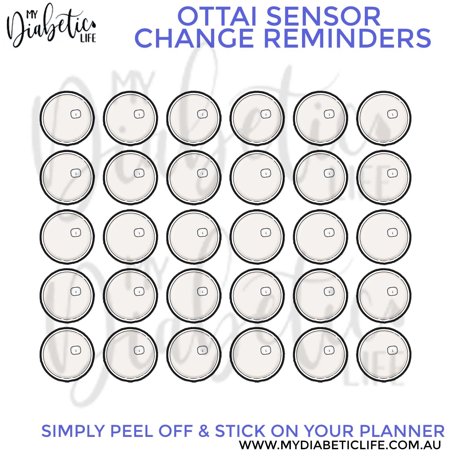 Ottai Sticker Change Planner Stickers