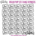 Pump Site Change Ft. Tandem Tslim X2 Stickers