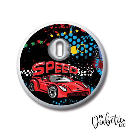 Speed Racer - Freestyle Libre 3 Sensor Stickers One