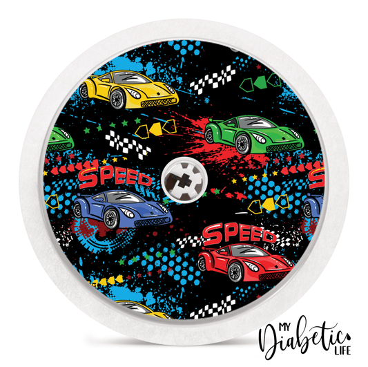 Speed Racer - Freestyle Libre Sensor Stickers