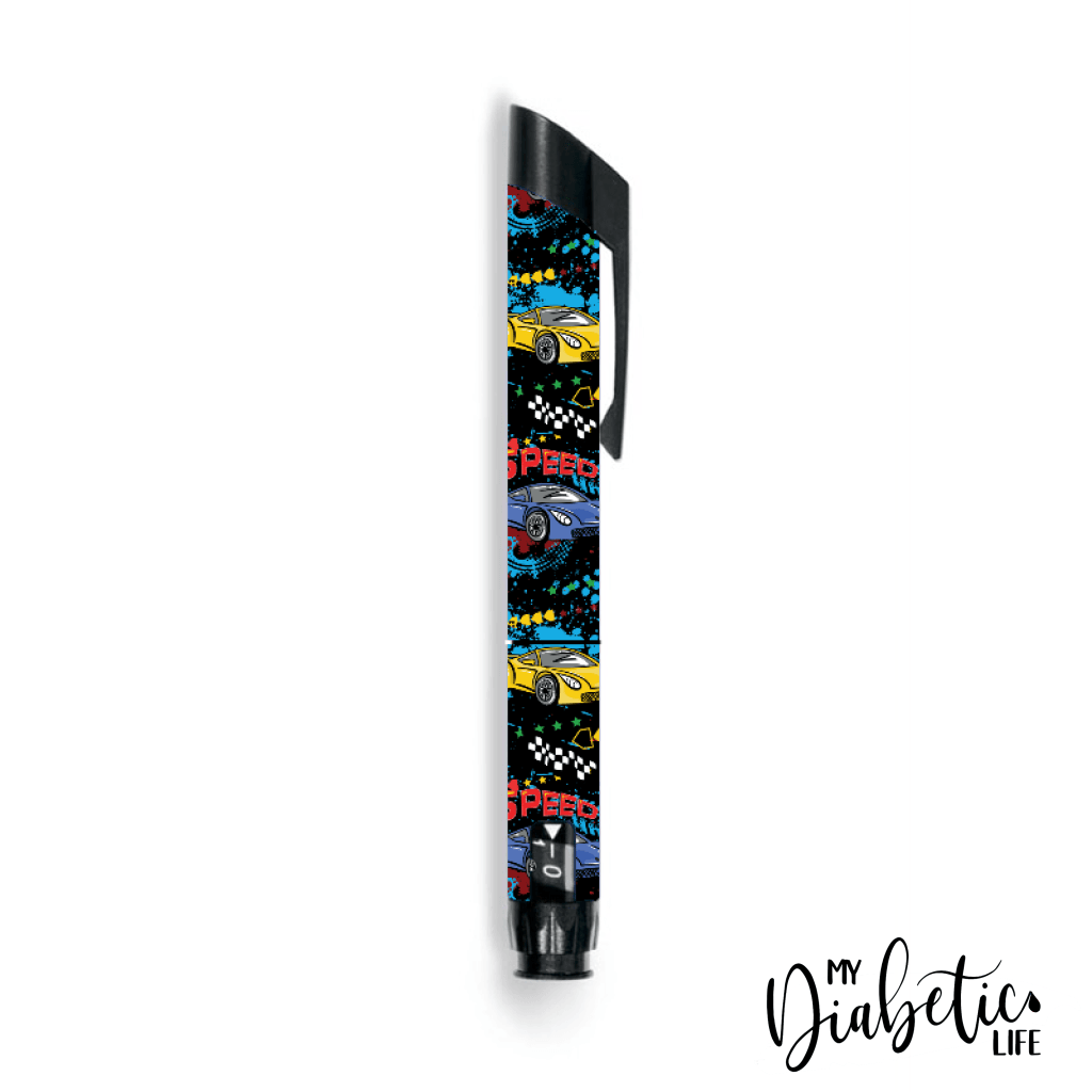 Speed Racer - Junior Star Insulin Pen Sticker Juniorstar