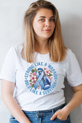Strong like a Warrior, Bold Like a Survivor - Unisex T-Shirt