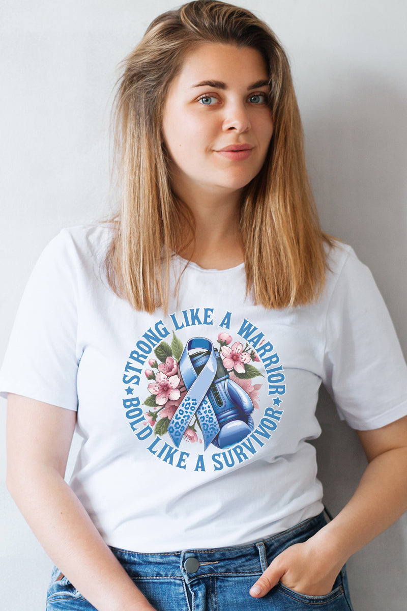 Strong like a Warrior, Bold Like a Survivor - Unisex T-Shirt