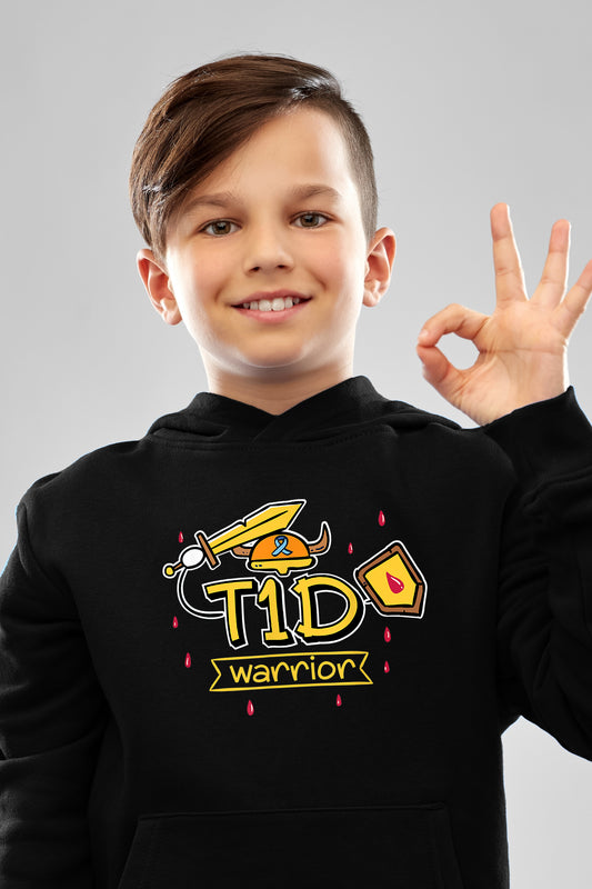 T1D Warrior - Unisex Kids Hoodie