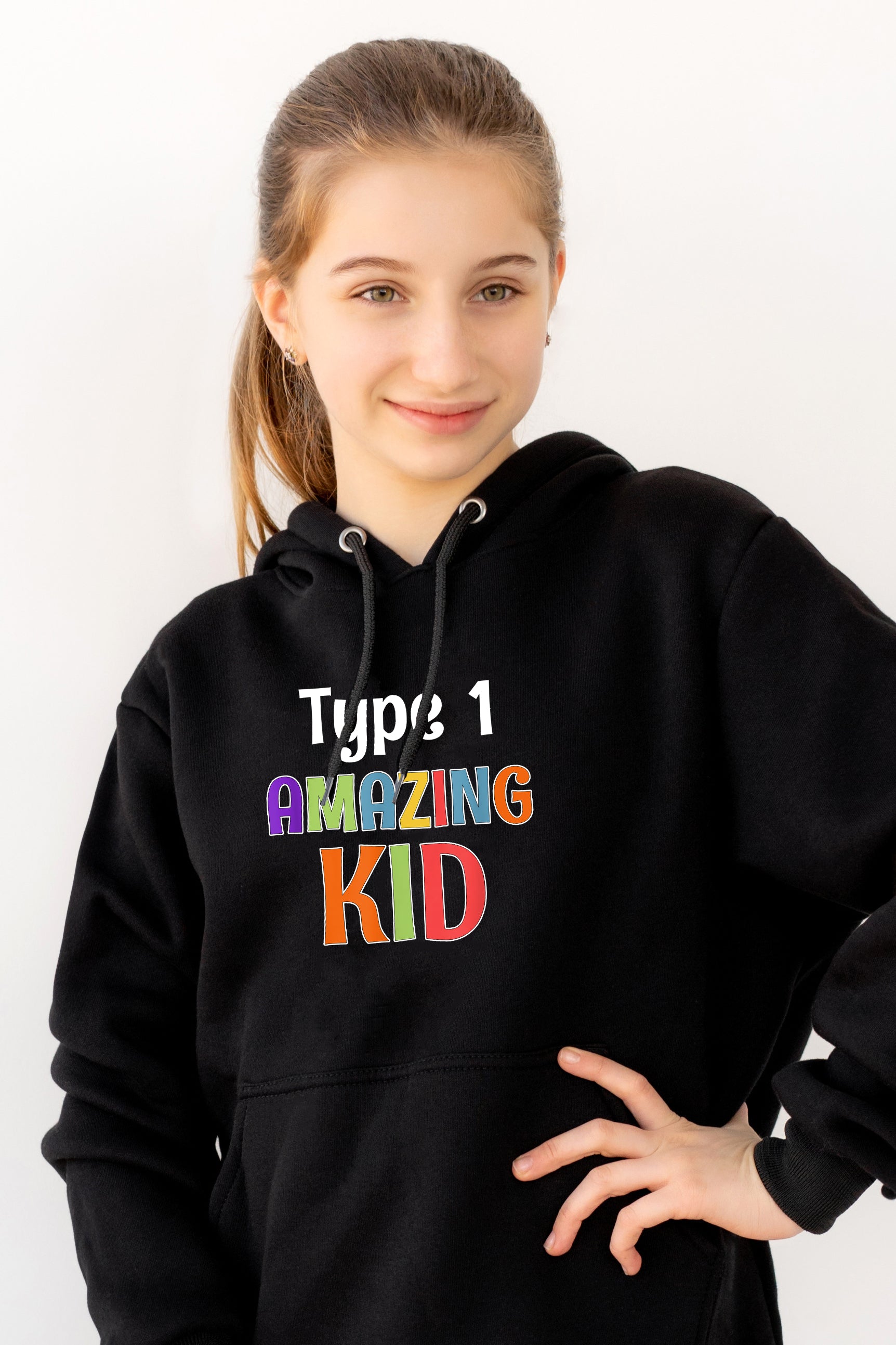 Type 1 Amazing Kid- Unisex Kids Hoodie