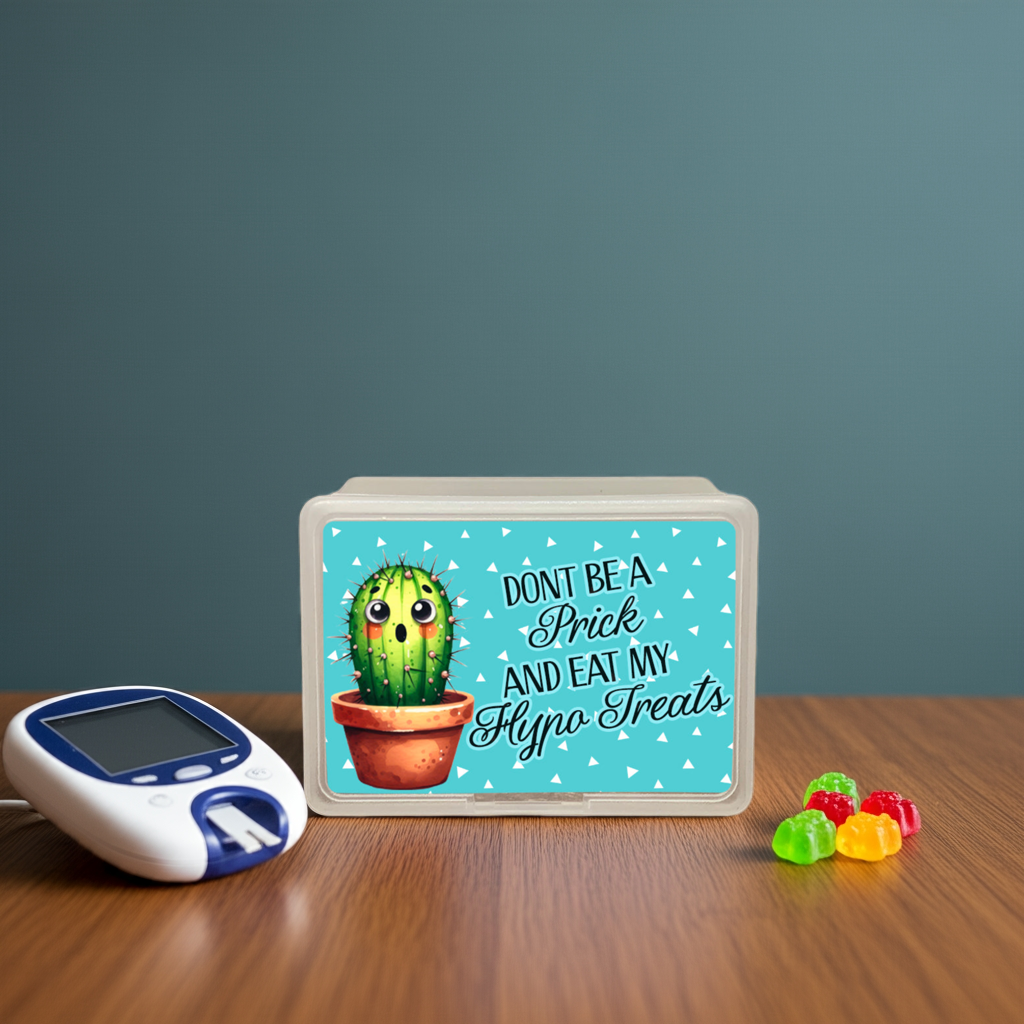 Don't be a Prick and eat my Hypo Treats - Hypo Treat Box