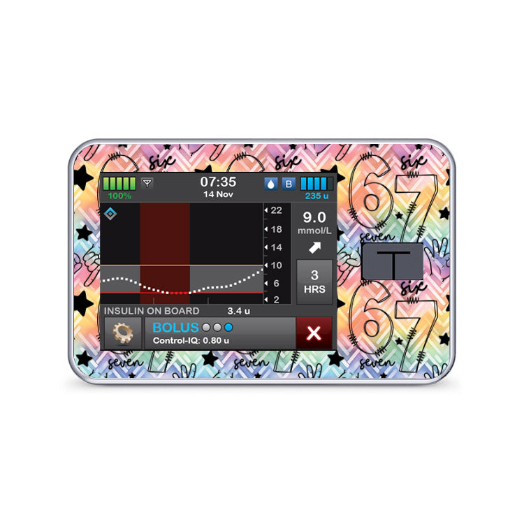 6 7 6 7 - Tandem T:slim X2 Pump Sticker