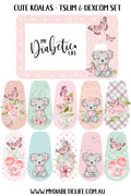 Cute Koalas - Tandem tSlim pump  + (10) Dexcom set