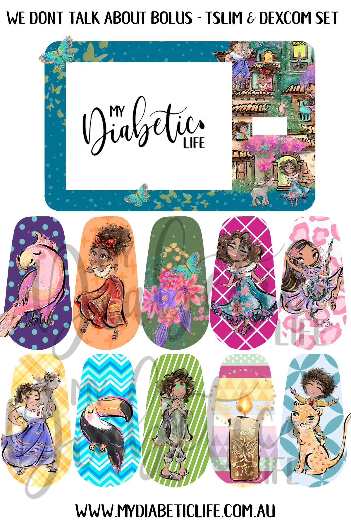 We don't talk about bolus - Tandem tSlim pump  + (10) Dexcom set