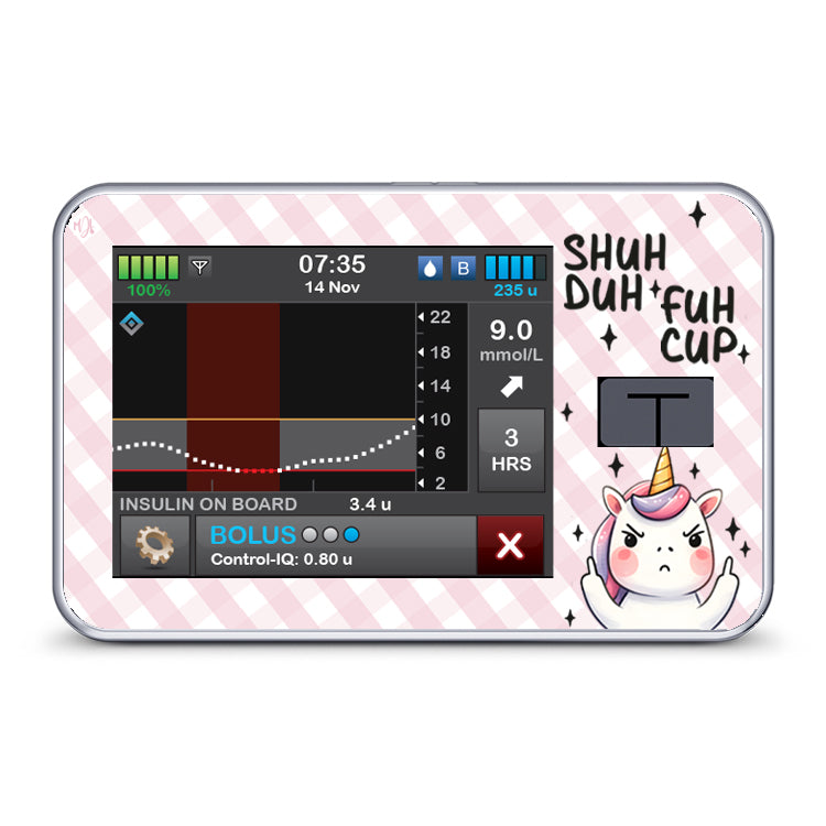 Angry Unicorn - Tandem T:slim X2 Pump Sticker