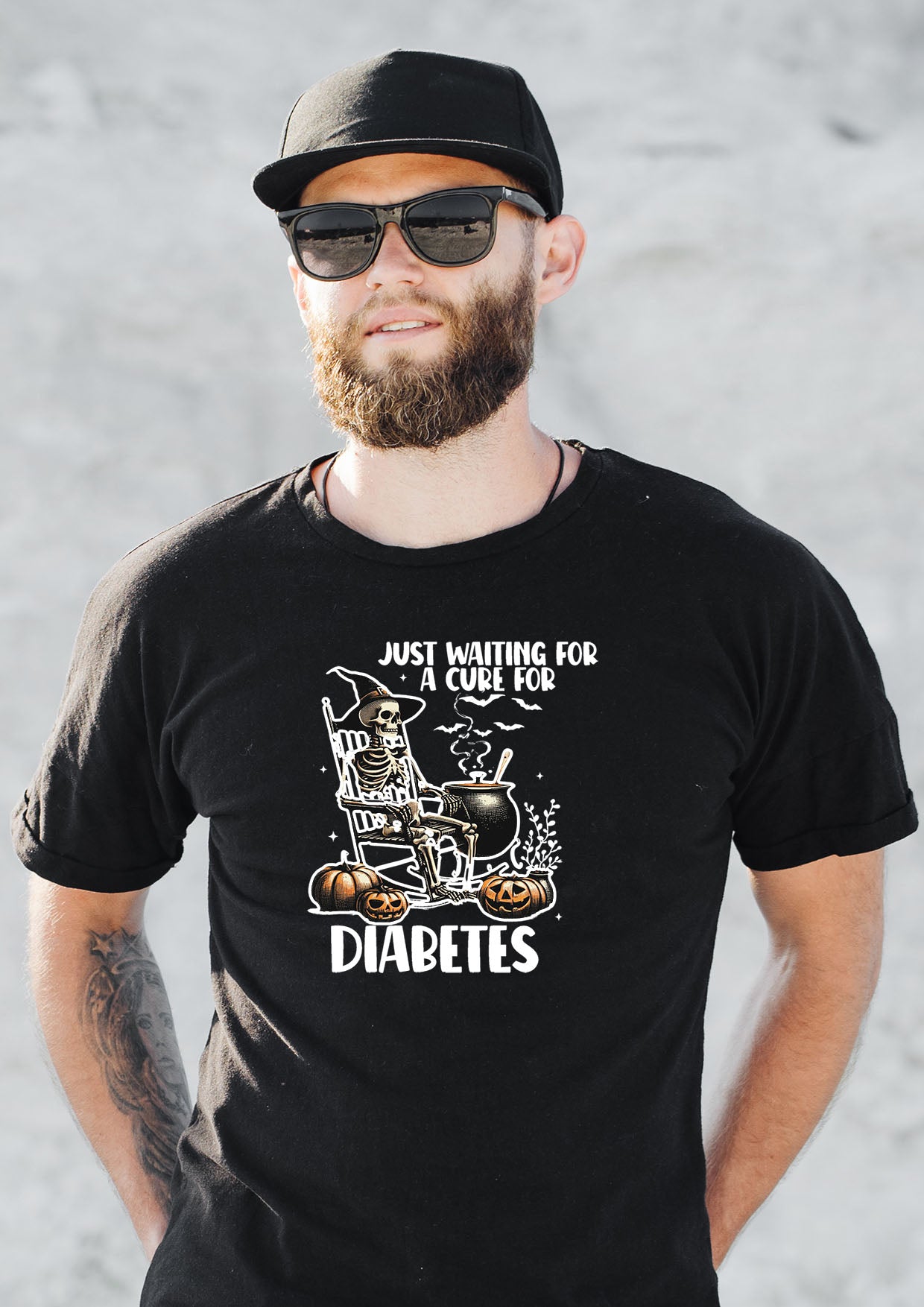 Just Waiting for a cure for Diabetes - Unisex T-Shirt