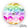 Watercolour Chevrons - Freestyle Libre Sensor Stickers