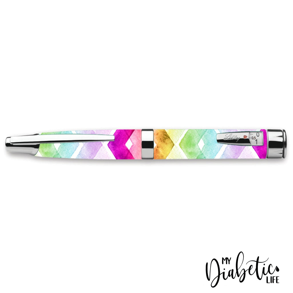 Watercolour Chevrons - Humapen Luxura Sticker