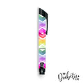 Watercolour Chevrons - Junior Star Insulin Pen Sticker Juniorstar