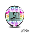 Watercolour Chevrons - True Metrix Go Sticker Go