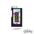 Watercolour Chevrons - Ypsopump Pump Sticker