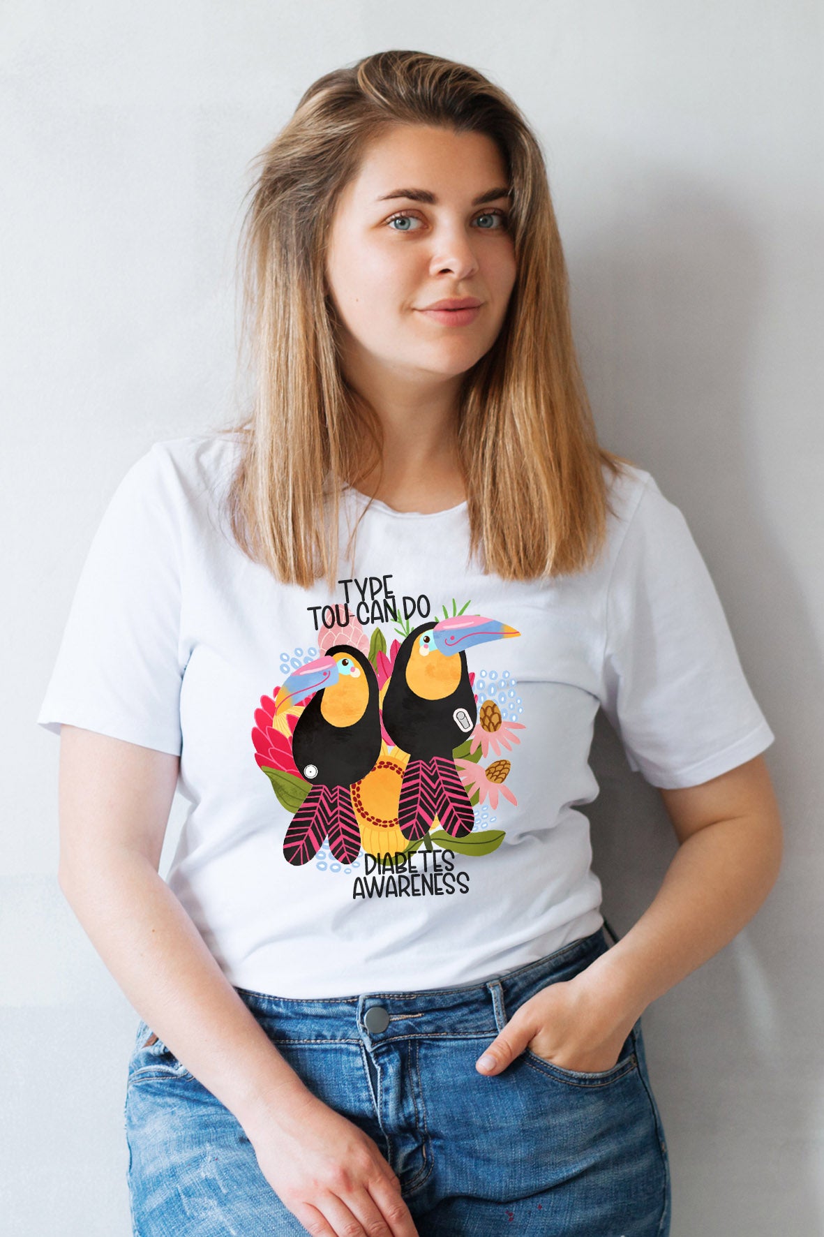 Type tou-can do - Native Blooms - Unisex T-Shirt