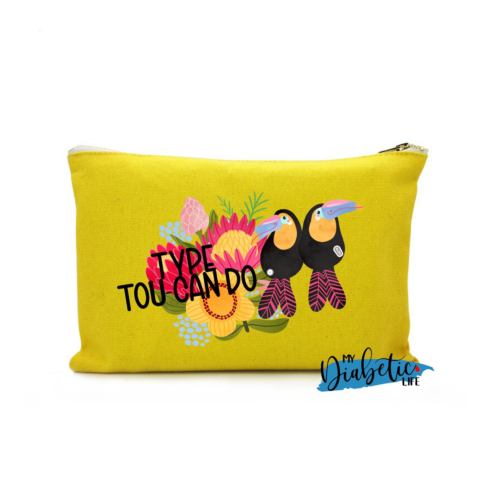 Type tou-can do - Native Blooms - Carry all storage bag