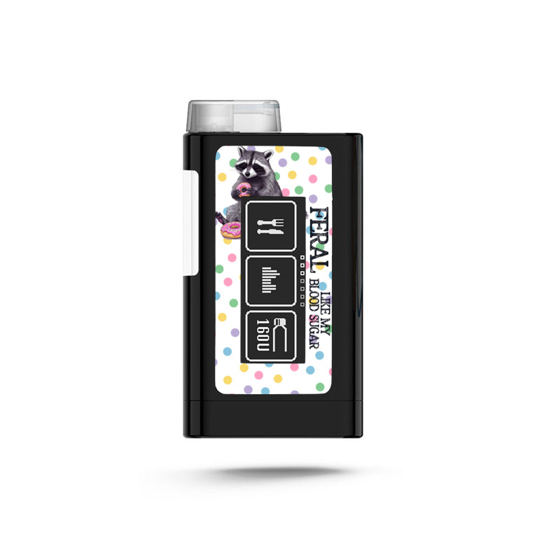 Feral like my blood sugar - Ypsopump Pump Sticker