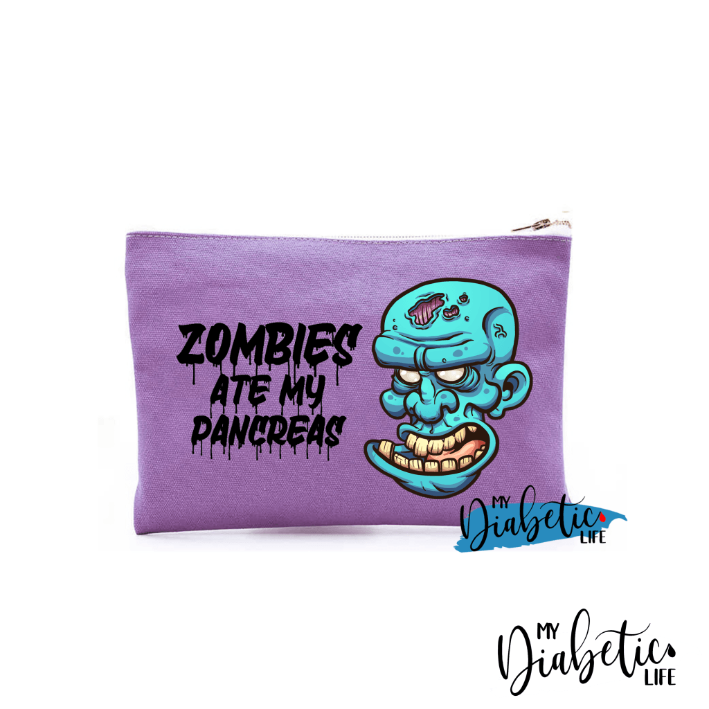 Zombies ate my pancreas - Insulin test kit bag, diabetes accessories, storage bag for medication - MyDiabeticLife