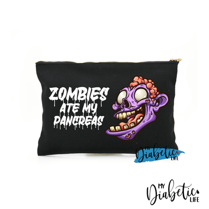 Zombies ate my pancreas - Insulin test kit bag, diabetes accessories, storage bag for medication - MyDiabeticLife