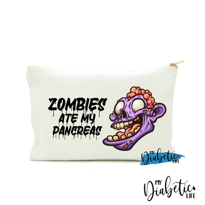 Zombies ate my pancreas - Insulin test kit bag, diabetes accessories, storage bag for medication - MyDiabeticLife