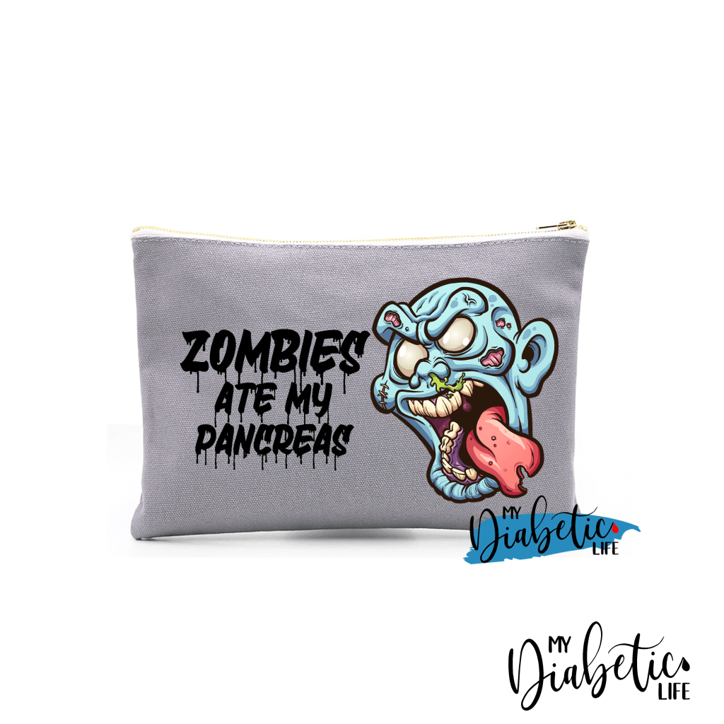 Zombies ate my pancreas - Insulin test kit bag, diabetes accessories, storage bag for medication - MyDiabeticLife